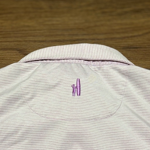 johnnie-O Light Purple and White Polo Shirt - Picture 6 of 6